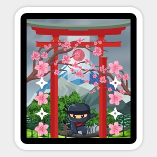 Stealth Blossoms Sticker